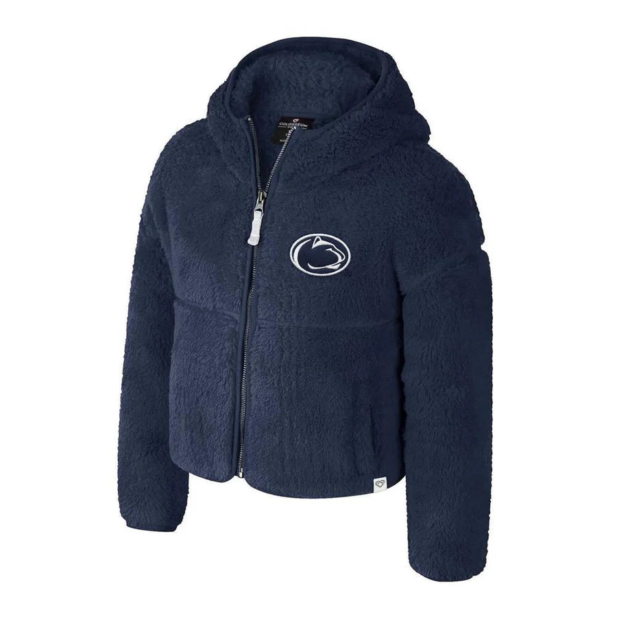 Penn State Youth Maggie Cropped Sherpa Jacket