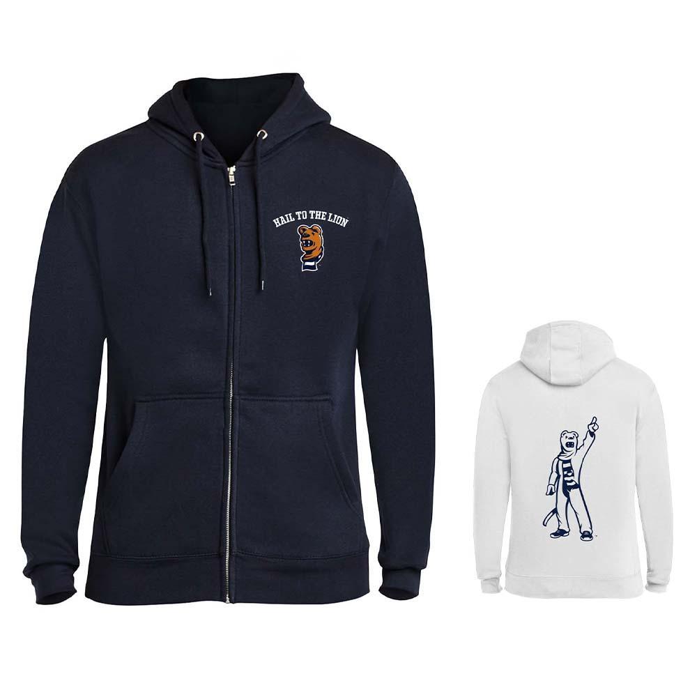 Penn State New Mascot Nittany Lion Full Zip Hooded Sweatshirt