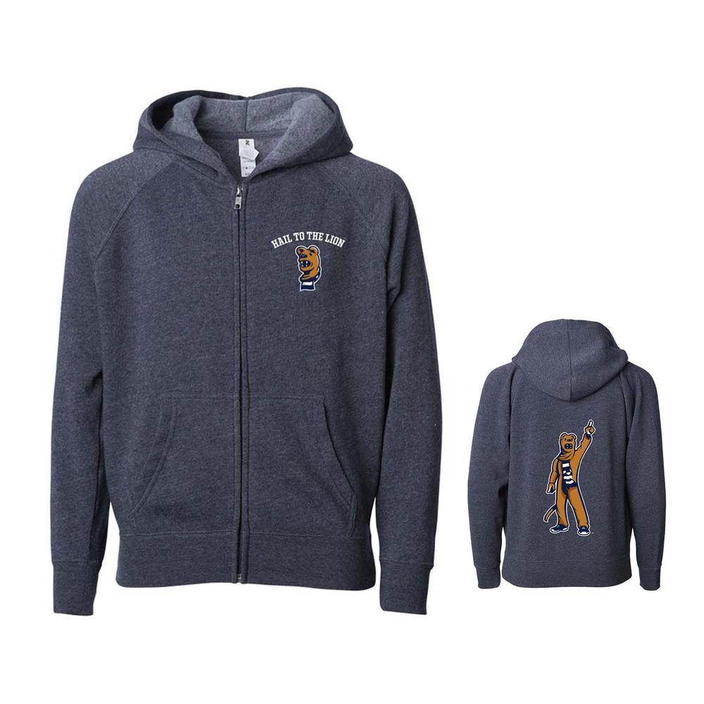 Penn State Toddler New Mascot Nittany Lion Full Zip Hooded Sweatshirt