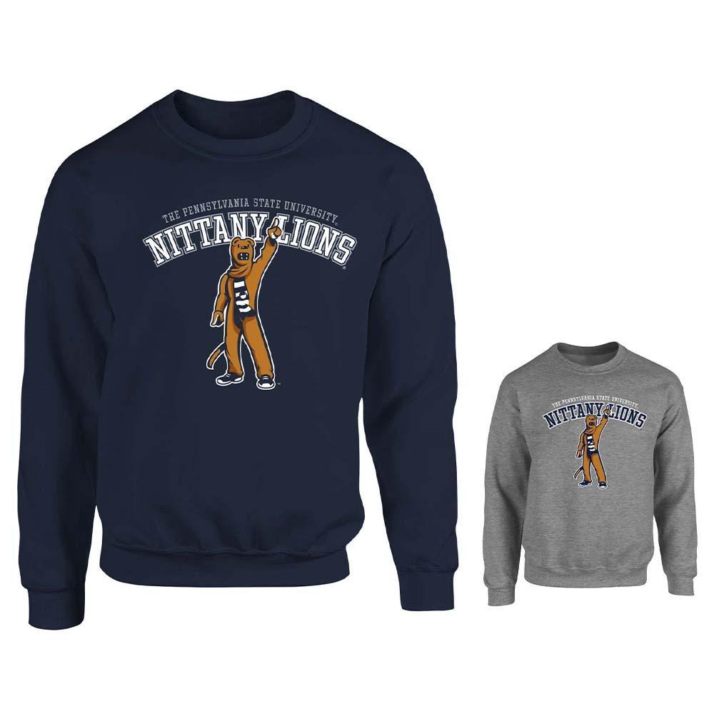 Penn State New Mascot Nittany Lion Crew Sweatshirt