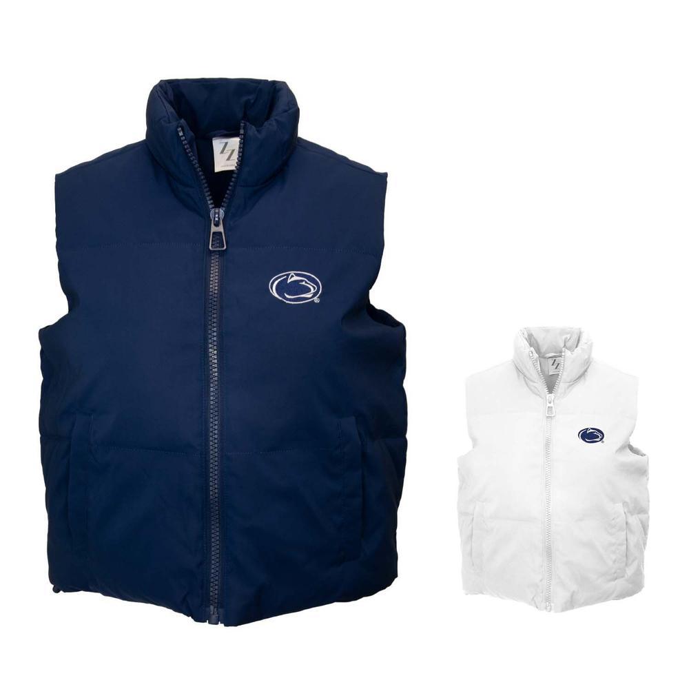 Penn State Women's Logo Cropped Puffer Vest