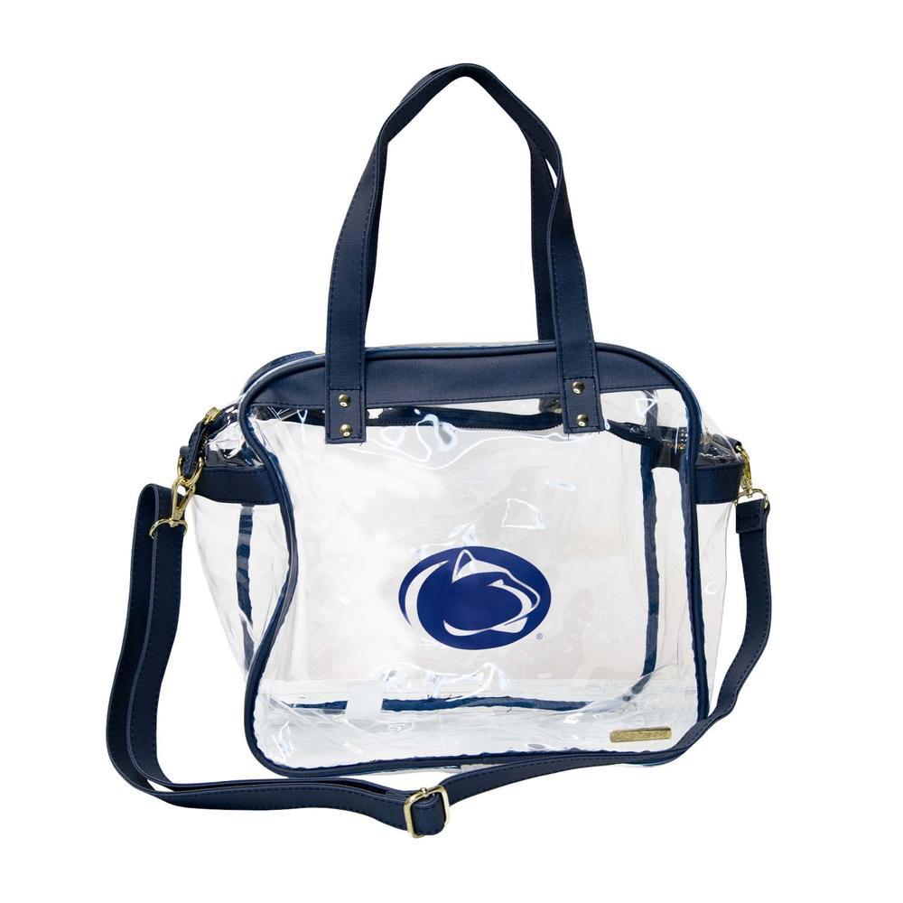 Penn State 12" X 12" X 6" Clear Carryall Tote Bag