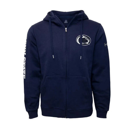 Penn State Under Armour Rival Sleeve Full-ZIp Hooded Sweatshirt