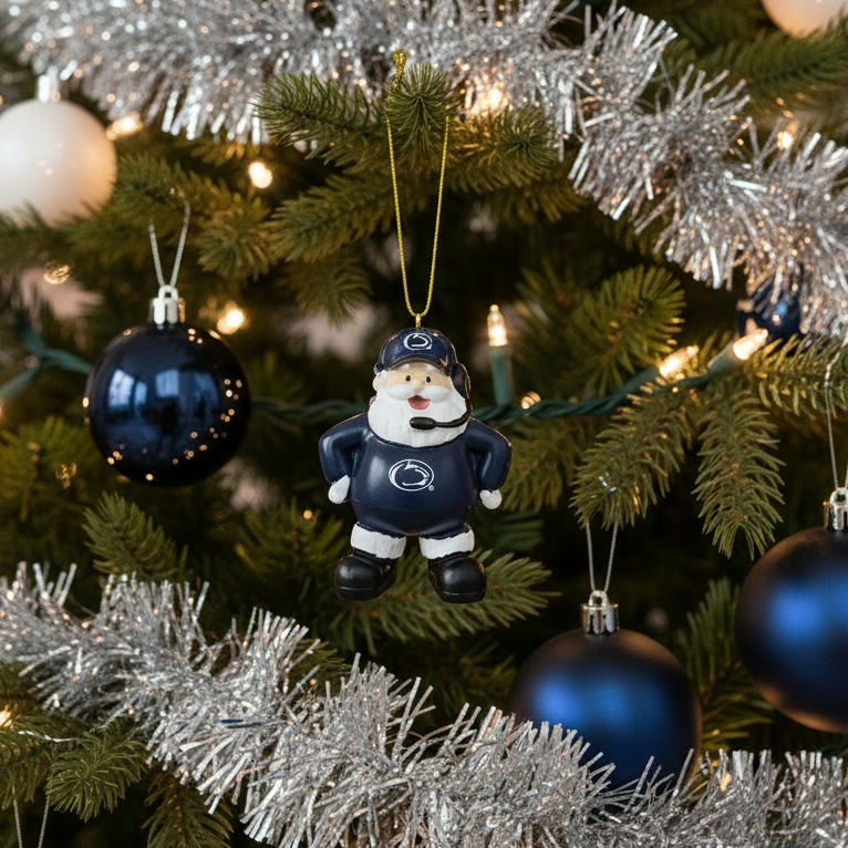 Penn State Santa Coach Ornament