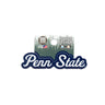 Penn State Rugged Endzone Script Sticker