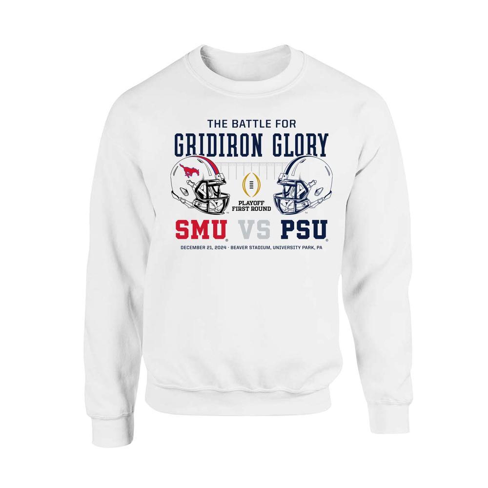 Penn State Dueling Helmets 2024 College Football Playoff Crew Sweatshirt
