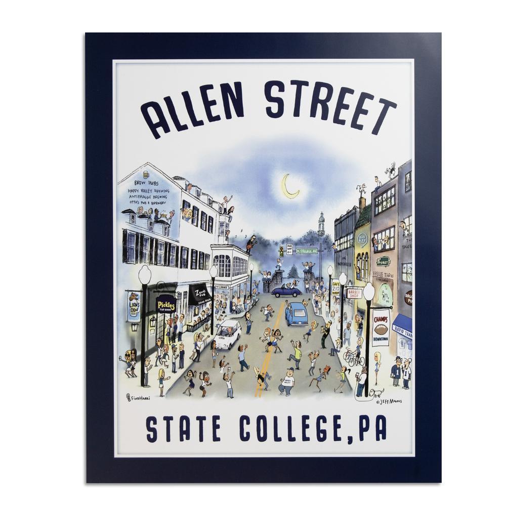 Penn State 14X11 JM Allen Street Print