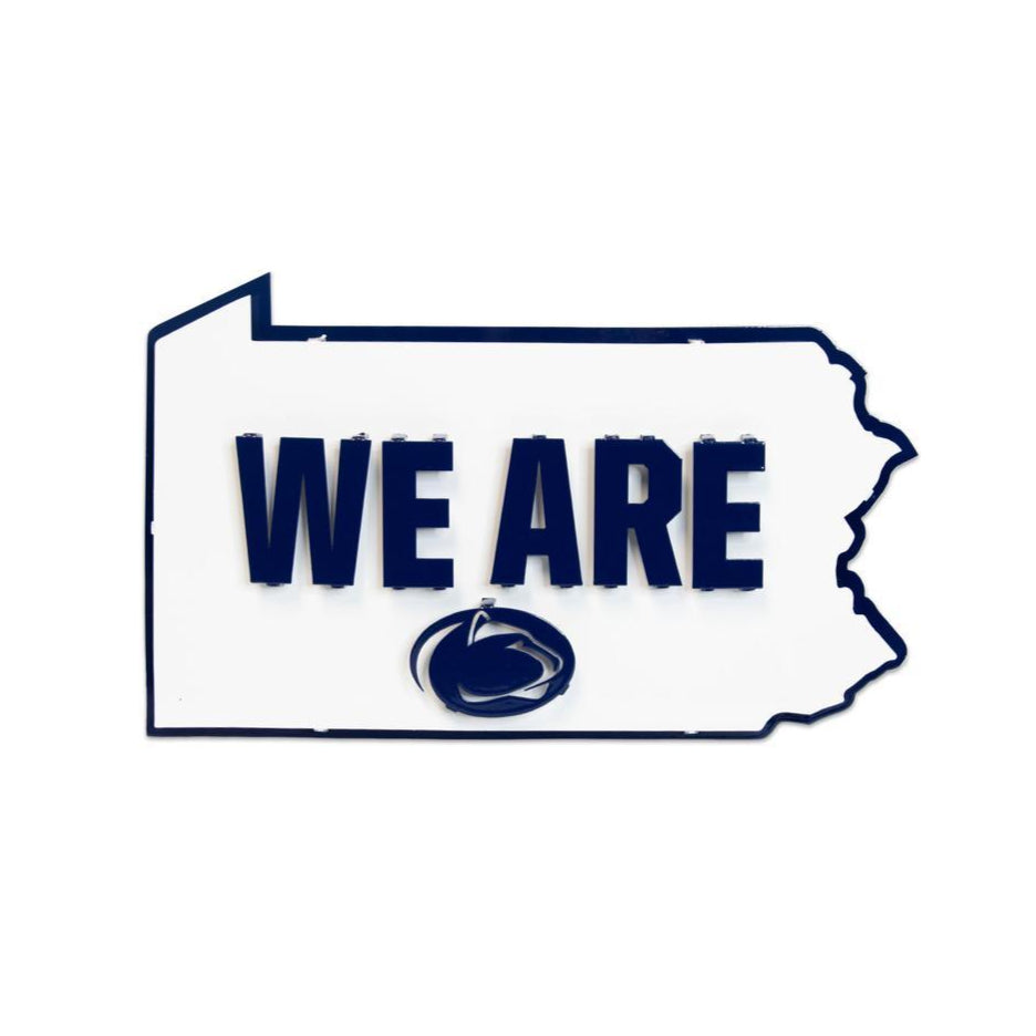Penn State 3D We Are Wall Hanging Sign