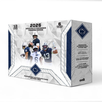 Penn State 2026 Football Platinum 60-Count Trading Cards Box