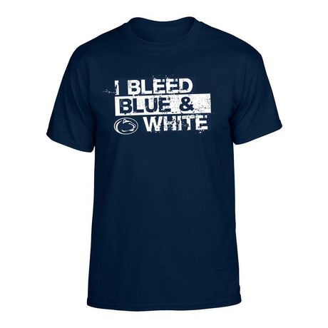 Penn State I Bleed Blue & White T-shirt