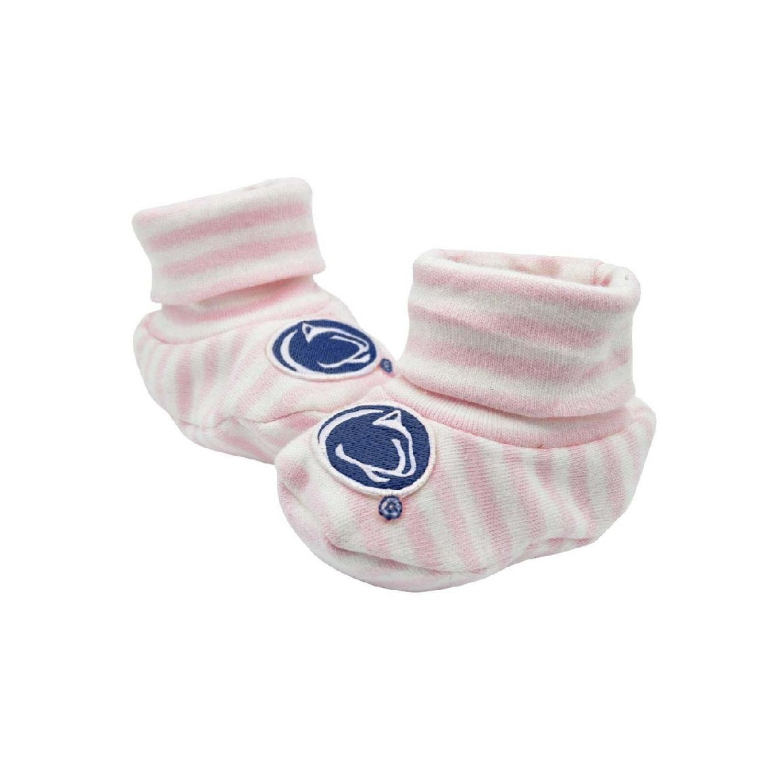 Penn State Infant Striped Booties