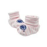 Penn State Infant Striped Booties