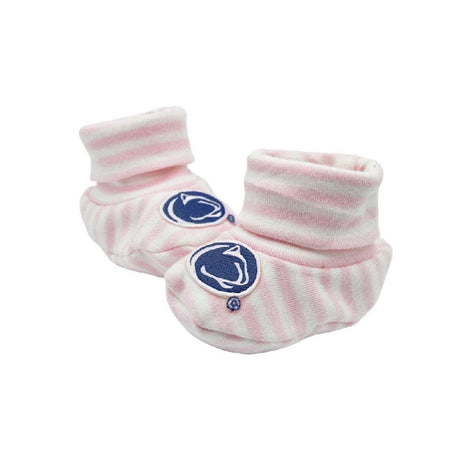 Penn State Infant Striped Booties