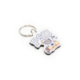 Penn State Acrylic Football Bear Keychain