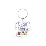 Penn State Acrylic Football Bear Keychain