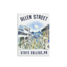 State College 5X7 JM Allen Street Print