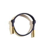 Nickel & Suede Navy Paracord Bracelet