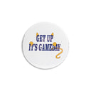 Buttons On Beaver "Get Up" 2.5" Button