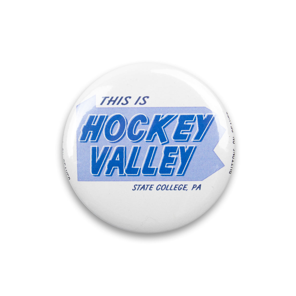 Buttons On Beaver Hockey Valley 3" Button