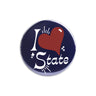 Buttons On Beaver "I Love State" 3" Button