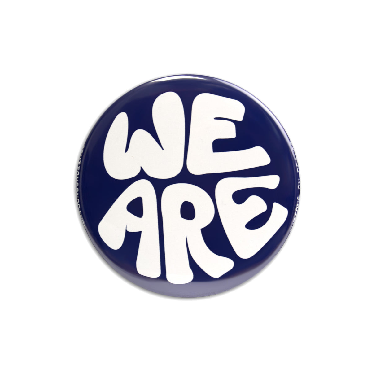 Buttons On Beaver "We Are" 3" Button