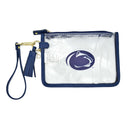 Penn State Clear Wristlet with Border
