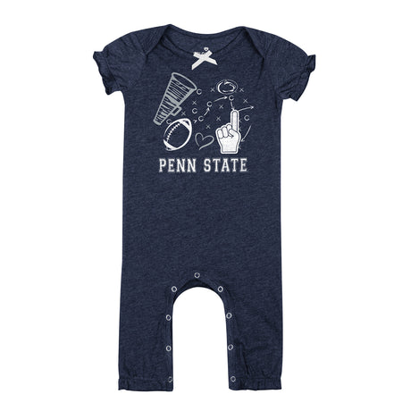 Penn State Colosseum Infant Pom Romper