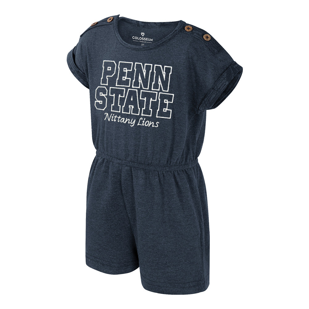 Penn State Toddler Colosseum Cinder Romper