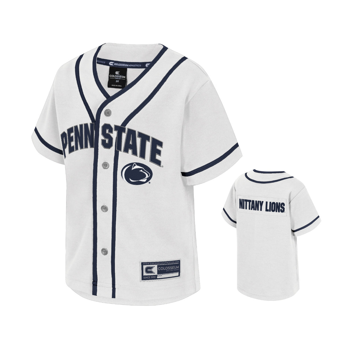 Penn State Toddler Colosseum Baseball Jersey