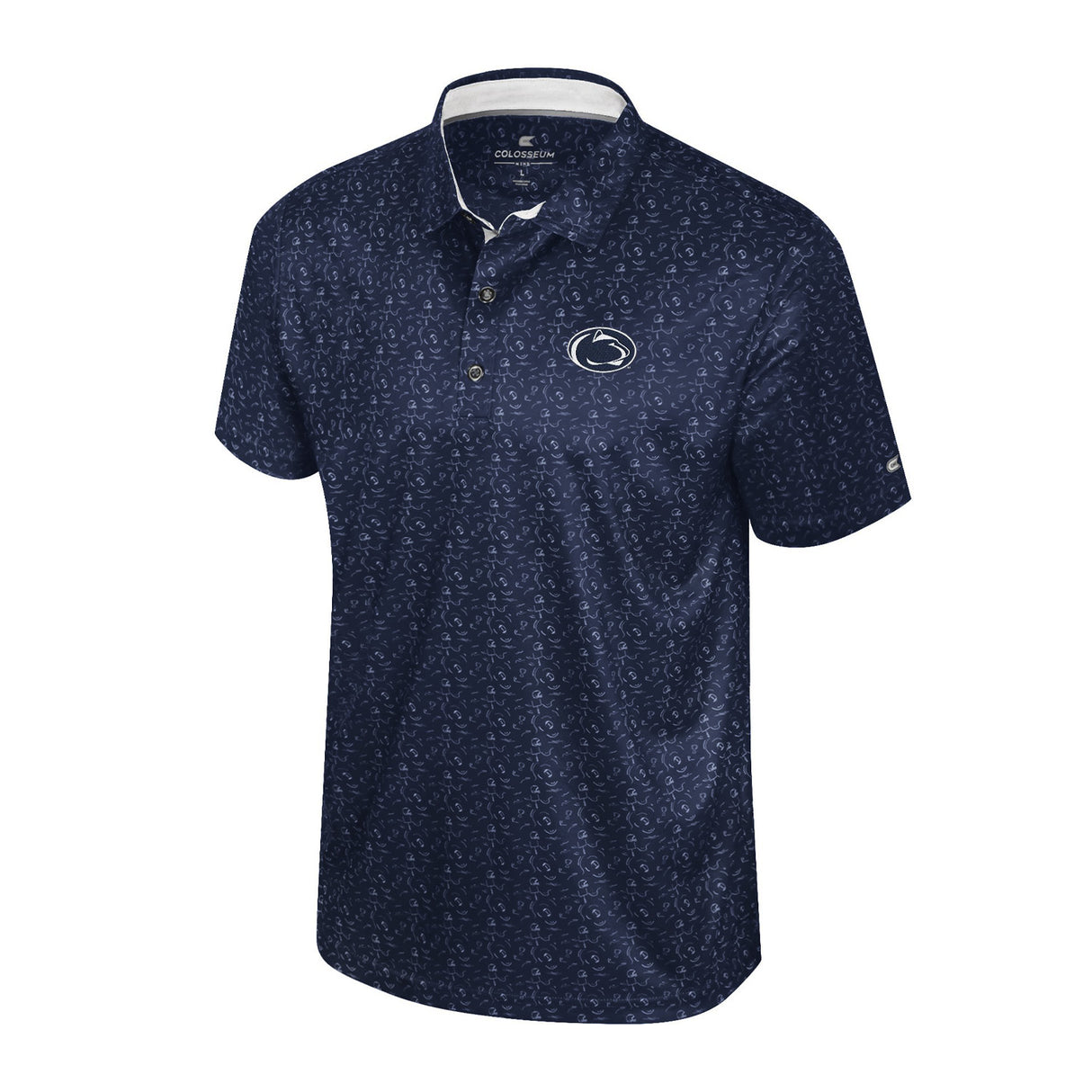 Penn State Colosseum Football Icons Polo Dress Shirt