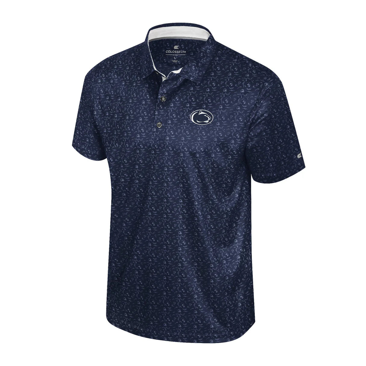 Penn State Colosseum Football Icons Polo Dress Shirt