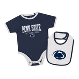 Penn State Colosseum Infant Short Sleeve Creeper with Bib