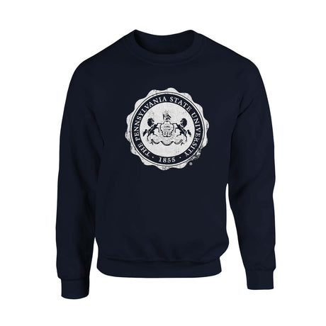 Penn State Distressed Seal Crew Sweatshirt