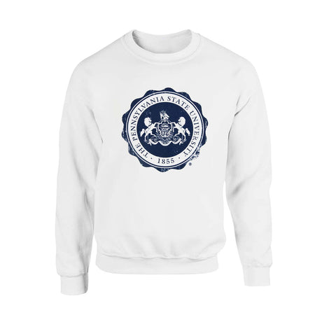 Penn State Distressed Seal Crew Sweatshirt