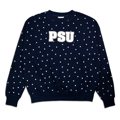 Penn State Women's Polka Dot Crew Sweatshirt