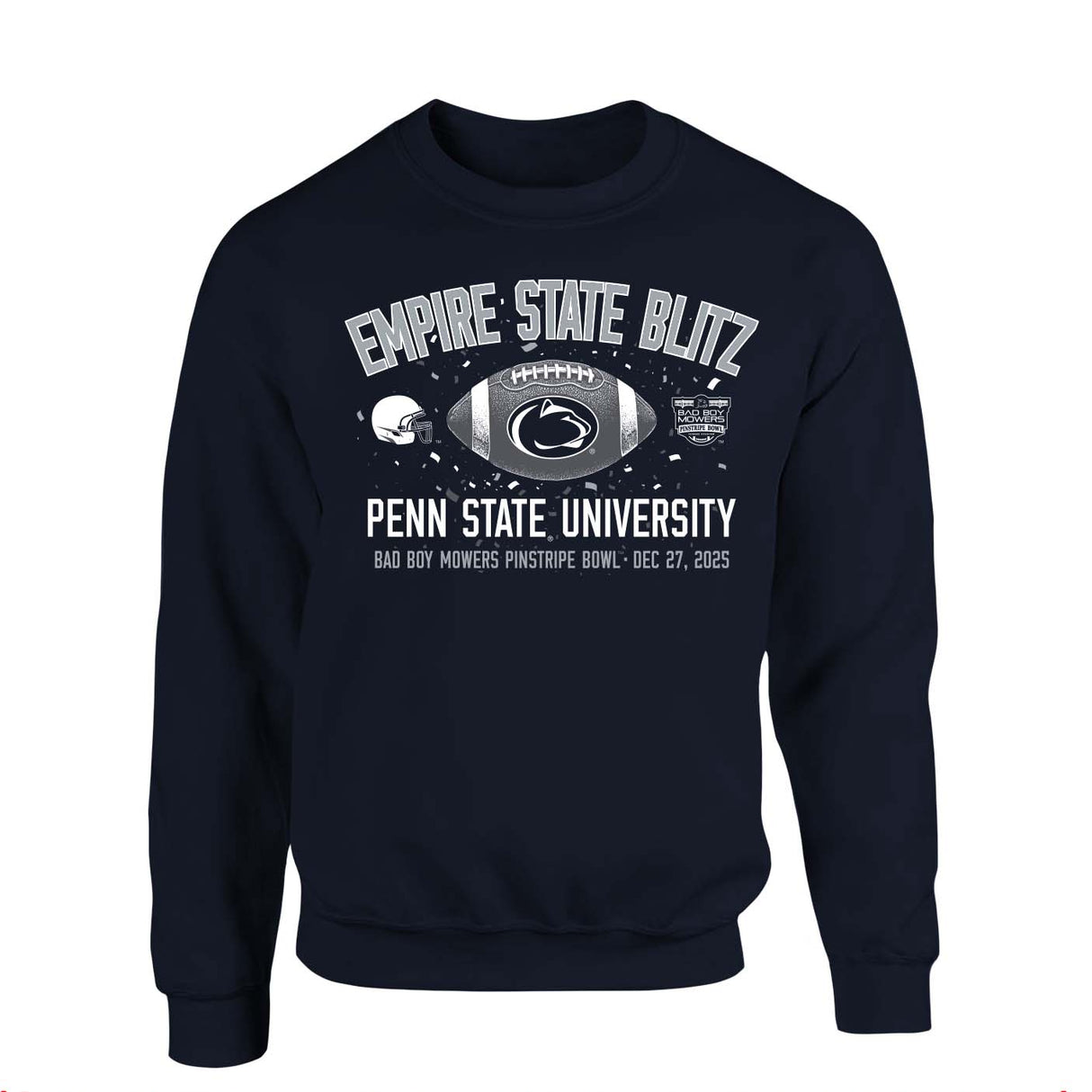 Penn State 2025 Pinstripe Bowl Crew Sweatshirt
