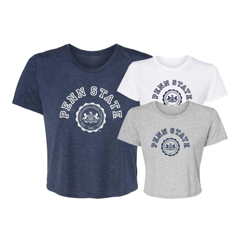 Penn State Women's Cropped Seal T-shirt
