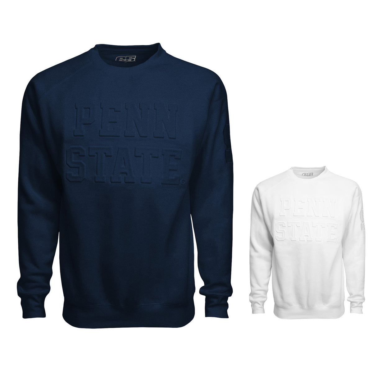Penn State Tonal Embossed PS Crew Sweatshirt