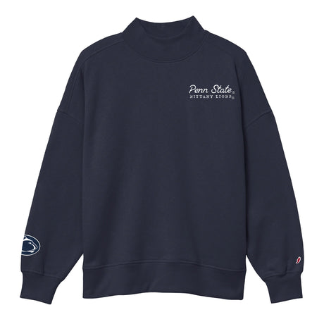 Penn State Women's Embroidered Diana Mock-Neck Crew