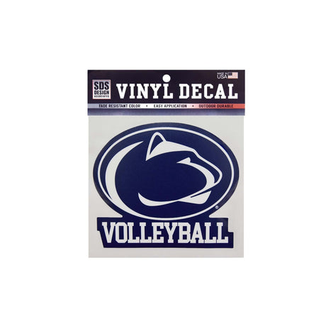 Penn State Logo Volleyball 6" Decal