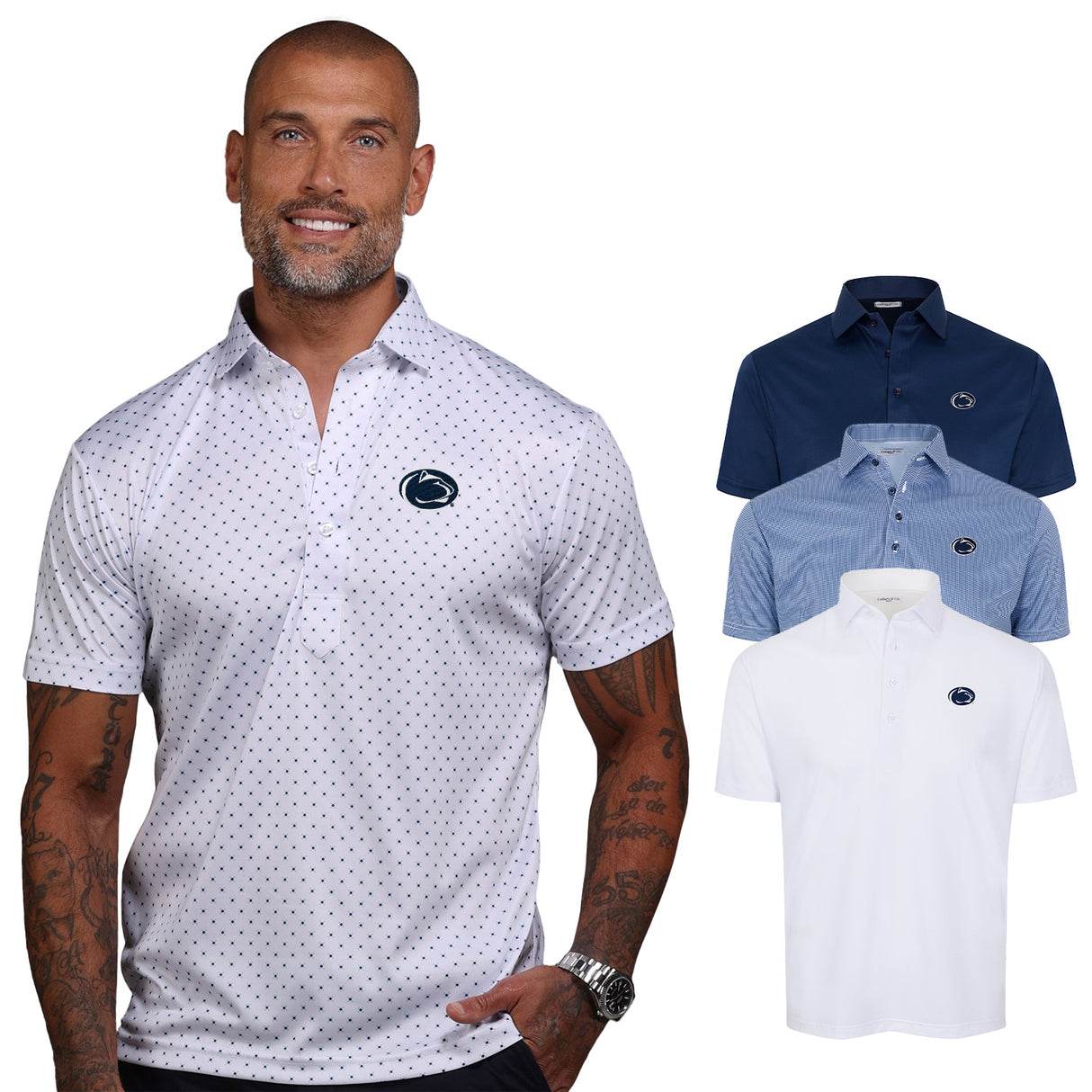 Penn State Semi-Spread Collar Dress Shirt