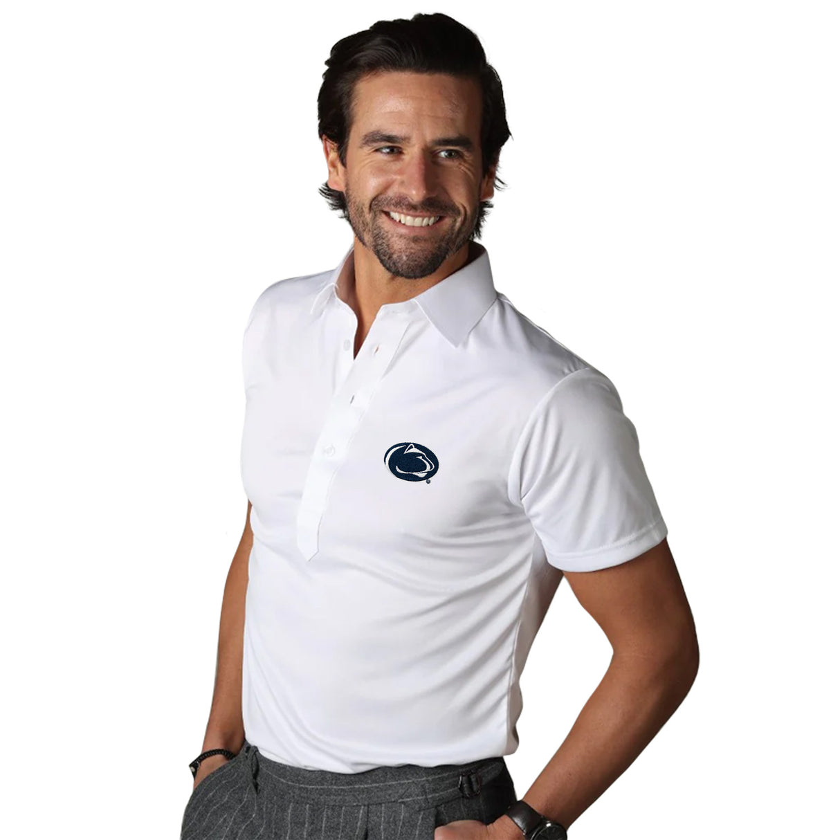 Penn State Semi-Spread Collar Dress Shirt