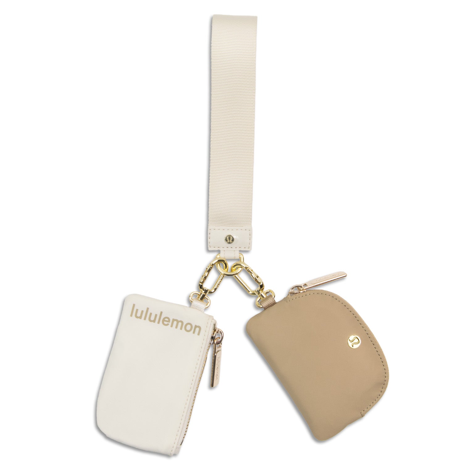 lululemon keychain bag Dual Pouch Wristlet Wallet Wordmark Ready To Go With The Flick Of A Wrist lululemon Silicone Keychain - One