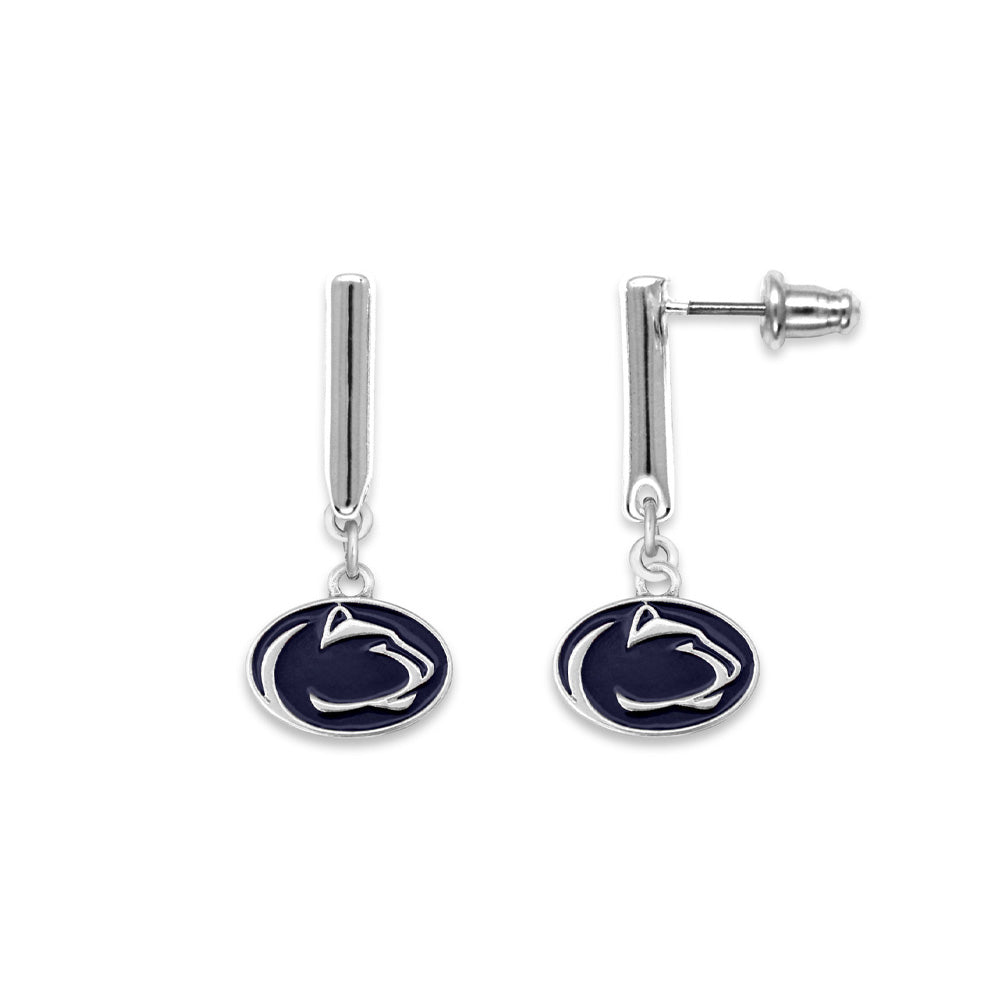 Penn State Logo Tilly Bar Earrings