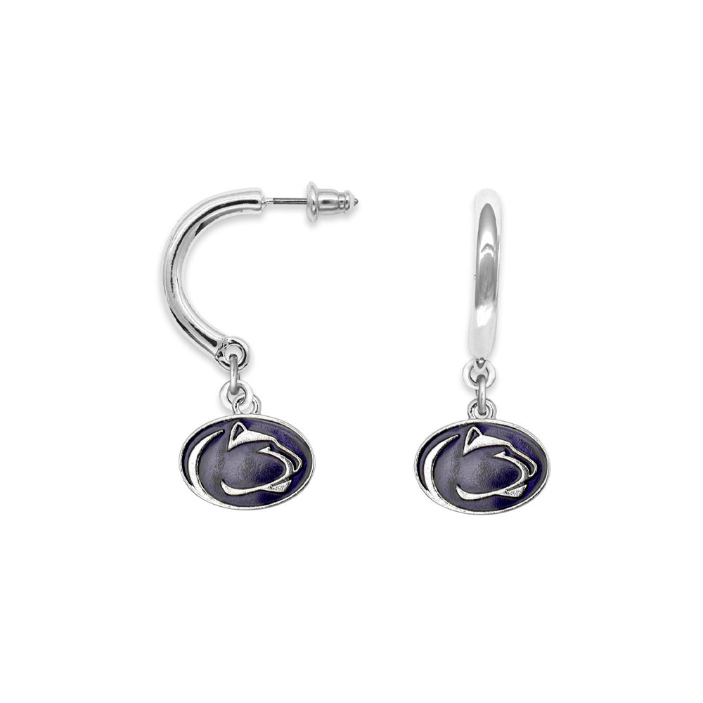 Penn State Logo Tilly Curved Earrings