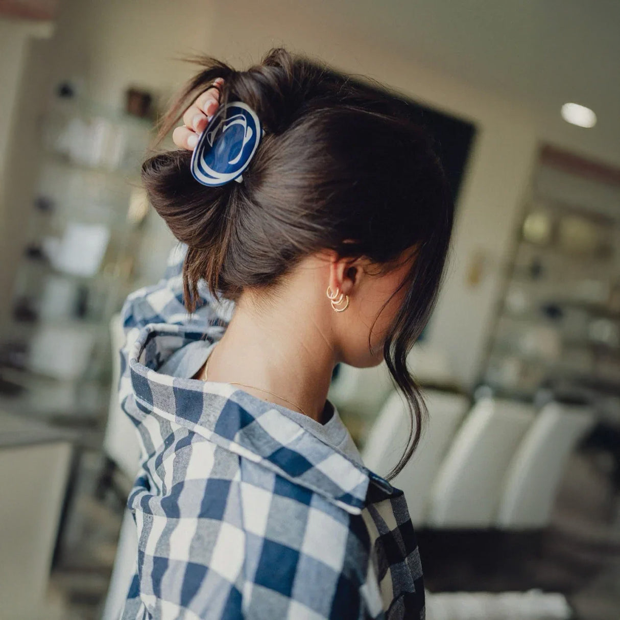 Penn State FiZZY Logo Claw Hair Clip