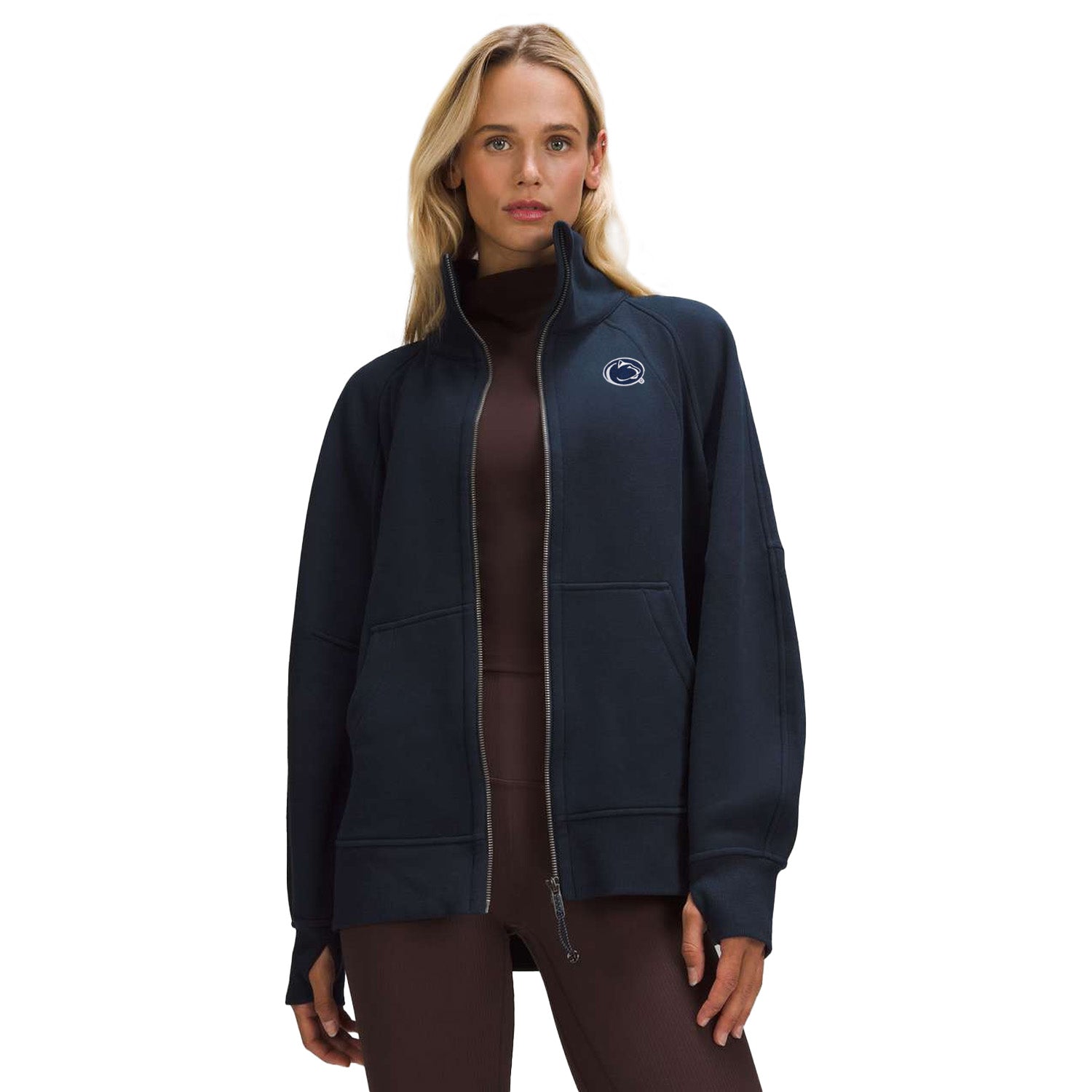 Penn State lululemon Women's Scuba Oversized Funnel-Neck Full-Zip