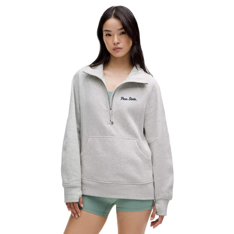 Penn State lululemon Women's Script Long Scuba Half Zip Pullover