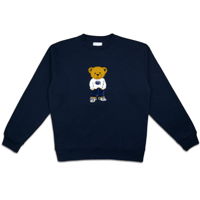 Penn State Embroidered Bear Patch Crew Sweatshirt