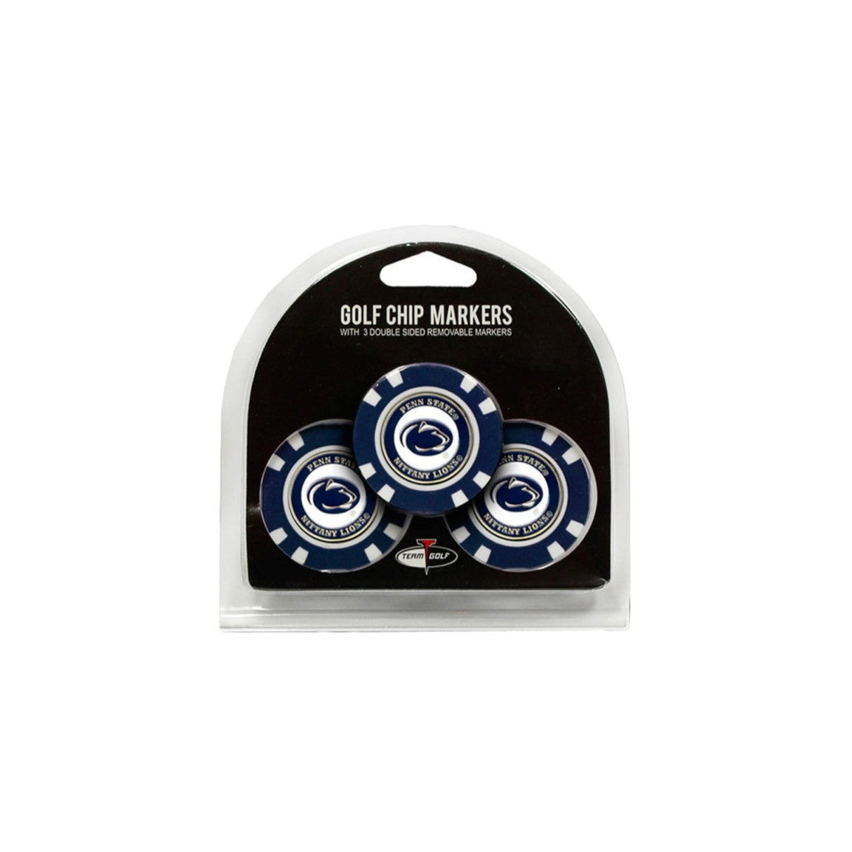 Penn State Golf Poker Chip Ball Markers 3 Pack